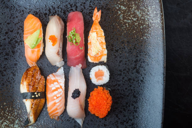 istock japanese food on a background. 901043184