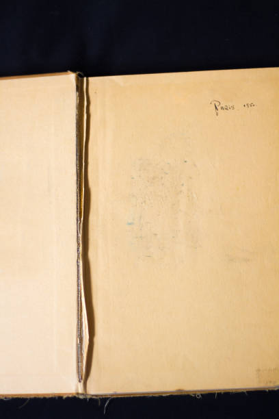 istock Vintage Book on Black Background (Close-Up) 901043488