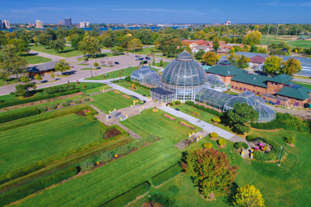 Belle Isle Aerial Detroit