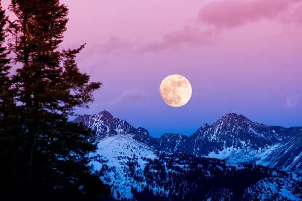 Photo of Gore Range Sunset Moonrise