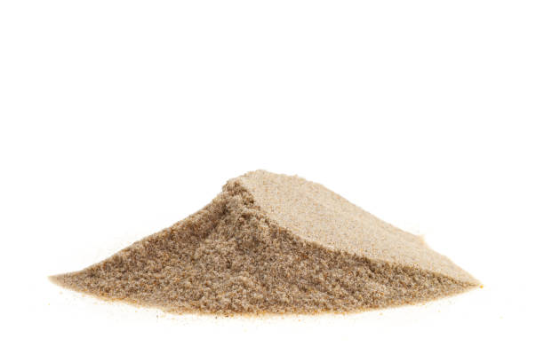 istock Pile of sand isolated on white background. 901057418