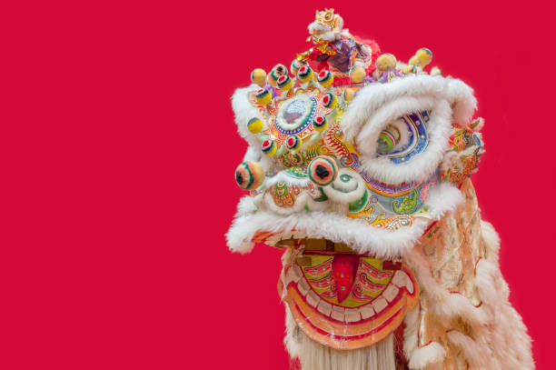 istock Lion Dance Costume for Chinese New Year 901067336