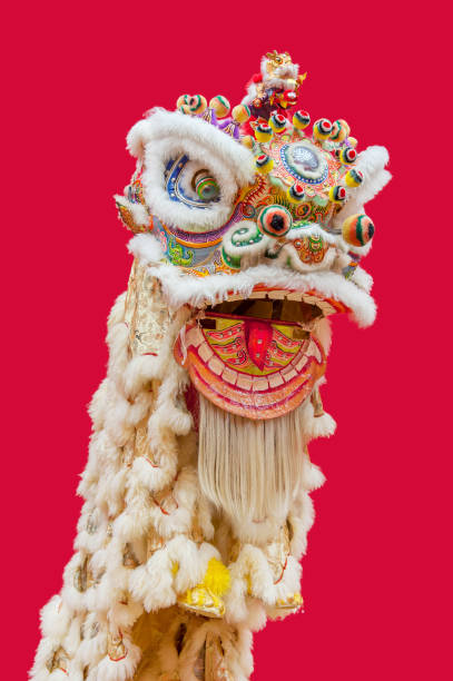 istock Lion Dance Costume for Chinese New Year 901067362