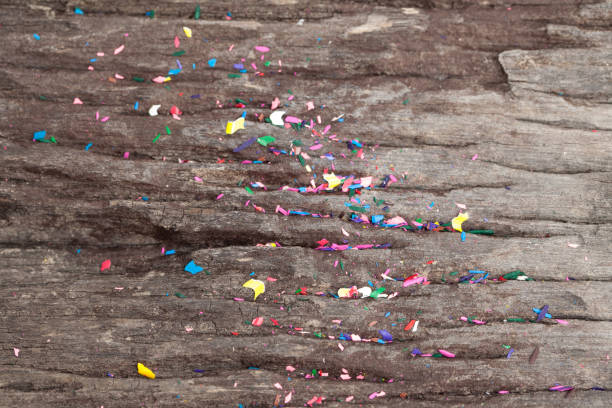 istock color full with sharpening shavings on white 901067728