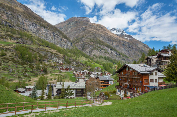 istock Idyllic landscape of Swiss 901067842