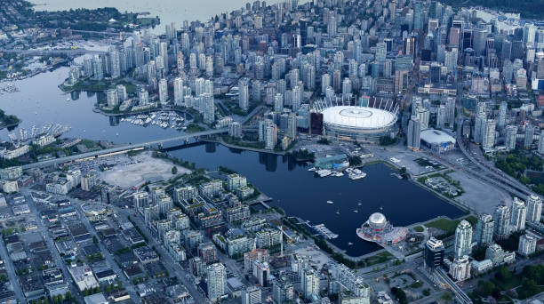 istock BC Place and Science World with cityscape 901081772
