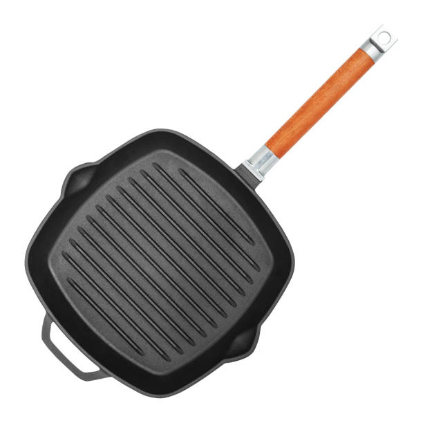 Square Grill Pan stock photo