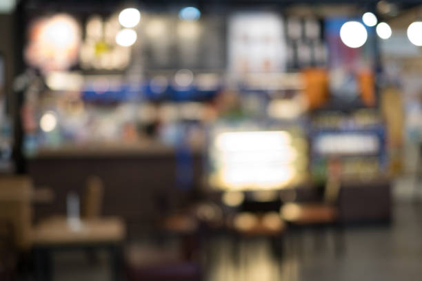 istock blurred background  blur in coffee shop Customer at restaurant blur background with bokeh 901092900