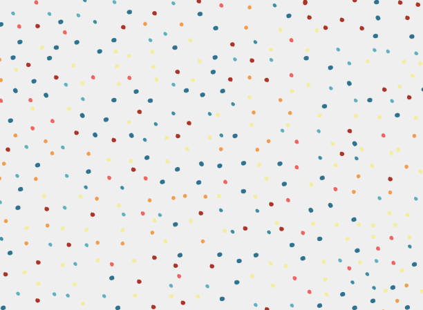polka dots colorful pattern on white background and texture. polka dots colorful pattern on white background and texture. Vector illustration backgrounds pink scrapbook abstract stock illustrations