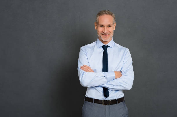 istock Happy mature businessman 901093432
