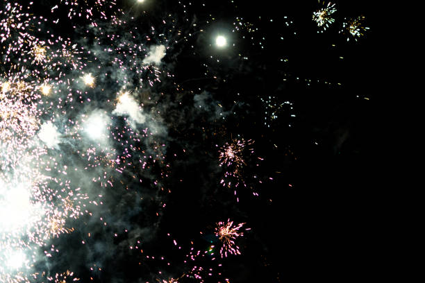 fireworks explosion of color