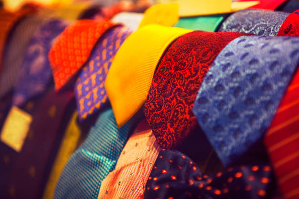 istock Luxury ties on the showcase 901130540