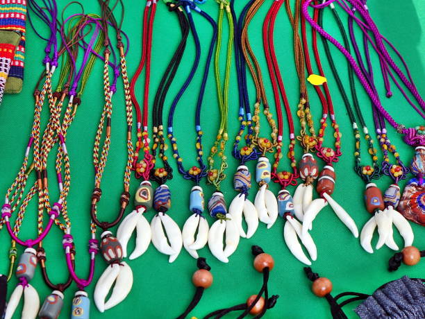 istock Aboriginal Necklaces with Animal Teeth 901140996