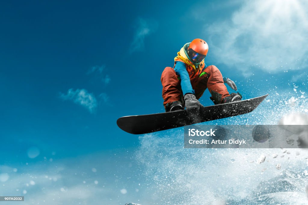 Snowboarding sport photo Snowboarding Stock Photo
