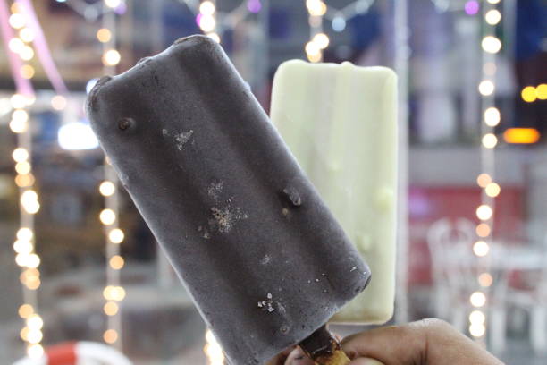 istock Vanilla and chocolate candy ice cream 901149690