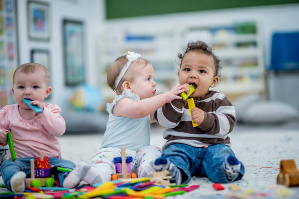 Kids Chewing On Toys