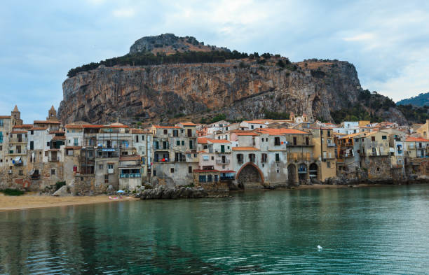 istock Cefalu beach view Sicily, Italy 901157706