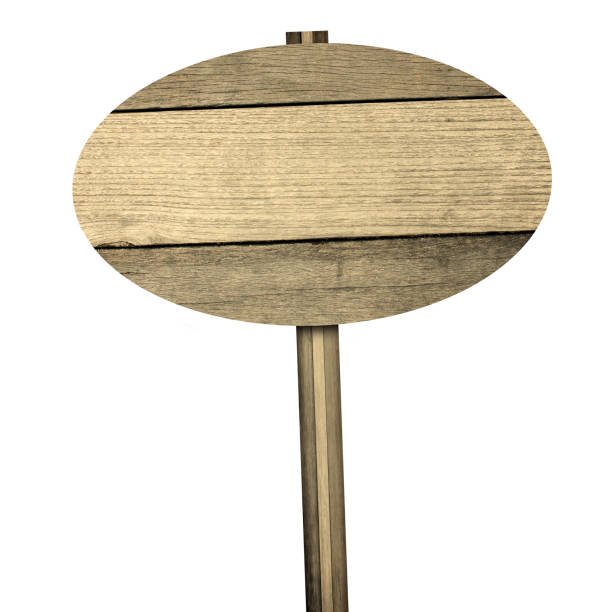 istock Wooden sign isolated on white background with clipping path. 901157712