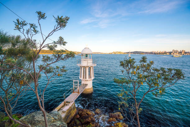 Cremorne Point Lighthouse on Sydney Harbour, Australia