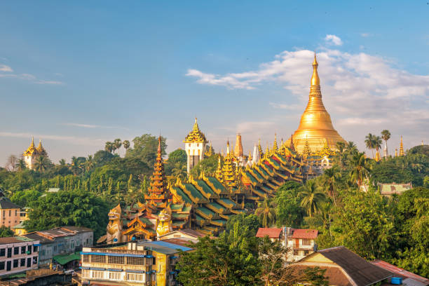 istock Yangon skyline with Shwedagon Pagoda 901162780