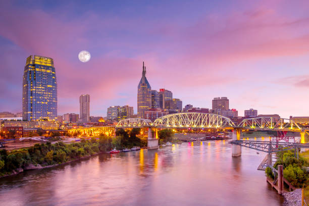 istock Nashville, Tennessee downtown skyline at twilight 901162842