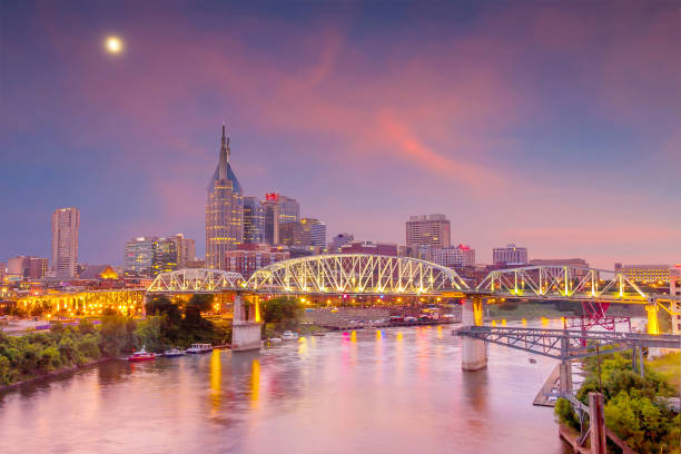 istock Nashville, Tennessee downtown skyline at twilight 901162882