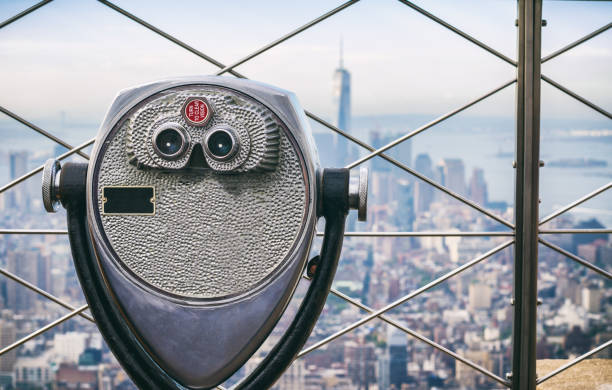 istock manhattan binoculars telescope aerial view new york bokeh copy space 901169354
