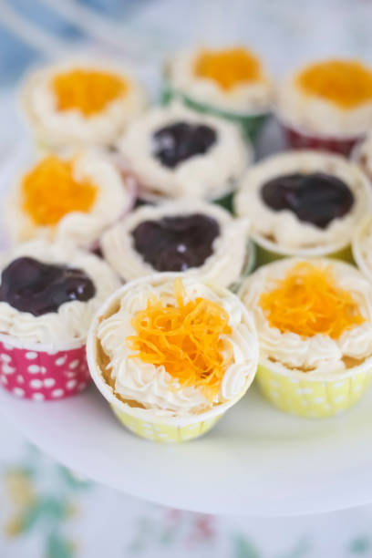 istock Cupcakes are cute and colorful. 901177130