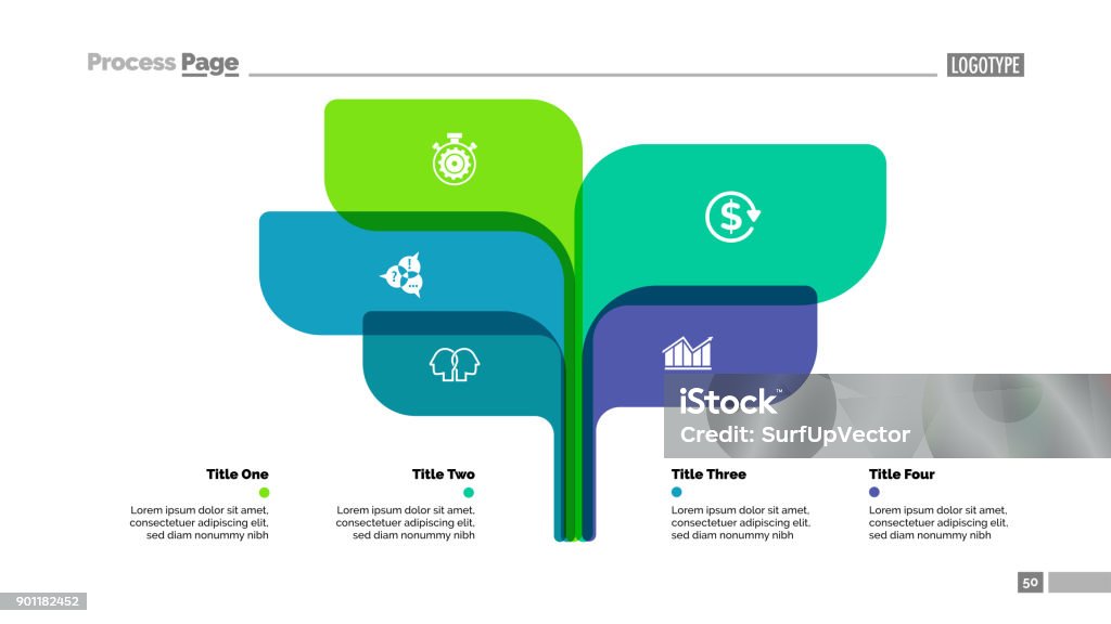 Tree 5 Features Tree Chart With Five Elements Template Stock Illustration - Download ...