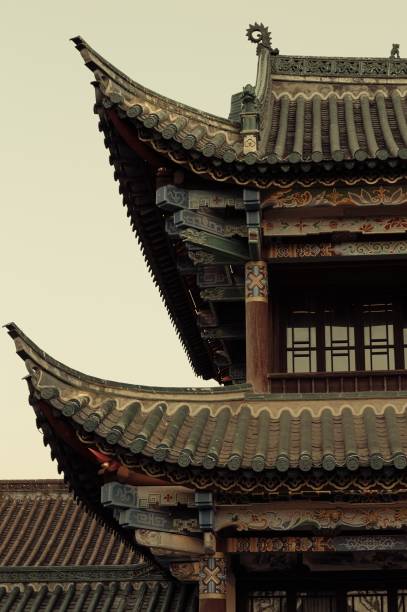 istock Temple details in Chuiu Park (Kunming, Yunnan, China) 901187456
