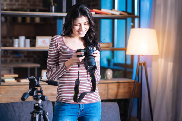 istock Delighted cheerful woman smiling 901207198