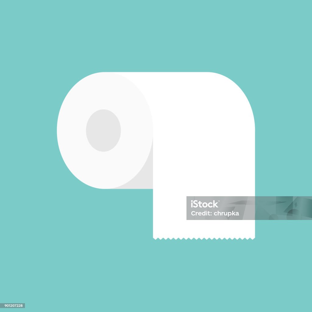 toilet paper icon toilet paper icon- vector illustration Bathroom stock vector