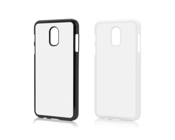 istock Mobile cover isolated on white background. Blank phone case for printing. ( Clipping paths ) 901208454