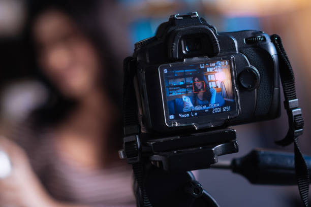 istock Close up of a camera screen 901208886