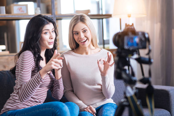 istock Delighted happy women looking into the camera 901211374