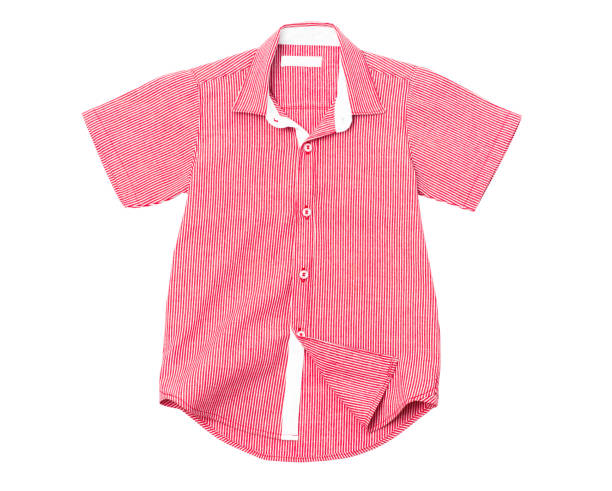 istock red boy shirt On white background. 901211376