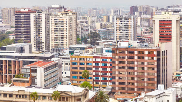 istock Santiago de Chile downtown covered by smog. 901215646
