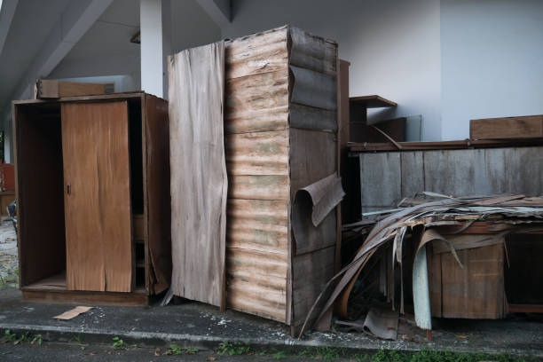 istock Old cabinet and old couch. 901218888