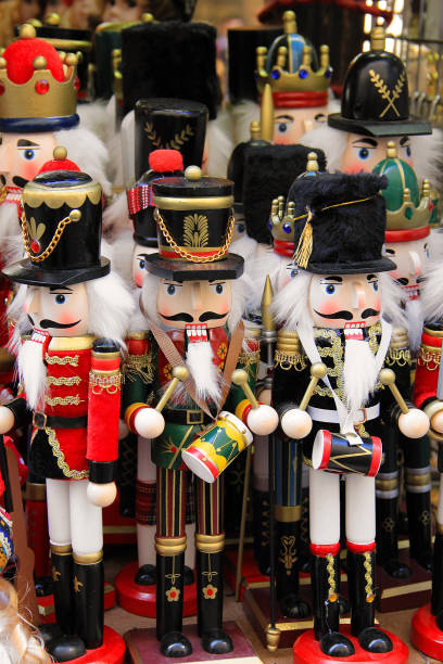 istock Wooden nutcracker soldier toys in Prague 901220690