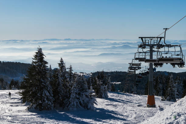 istock Chair ski lift 901228182