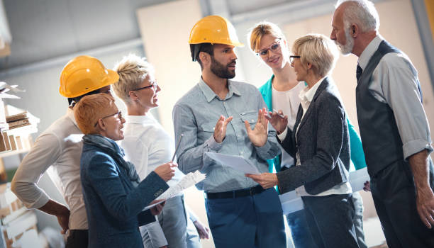 istock Industrial design team in a meeting. 901231228