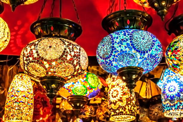 istock Turkish  lanterns, lamps Grand bazaar Istanbul 901232058