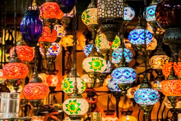 istock Turkish  lanterns, lamps Grand bazaar Istanbul 901232088