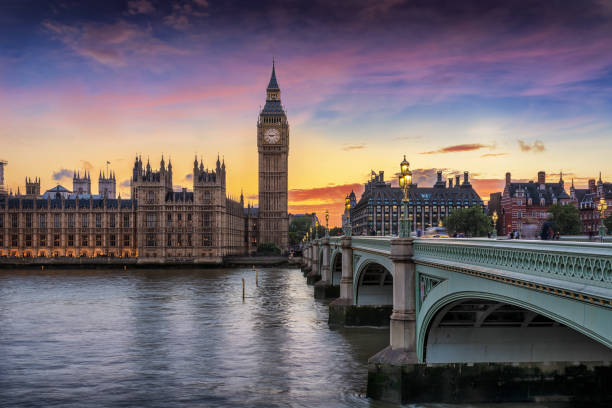 istock After sunset at the Westminster and the Big Ben 901240160