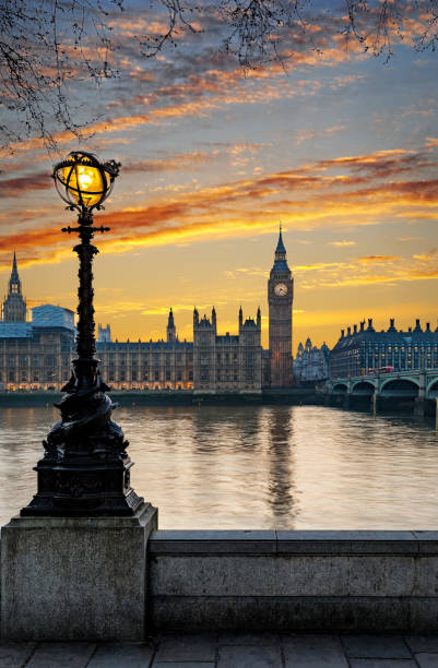 istock Westminster and Big Ben after sunset 901240828