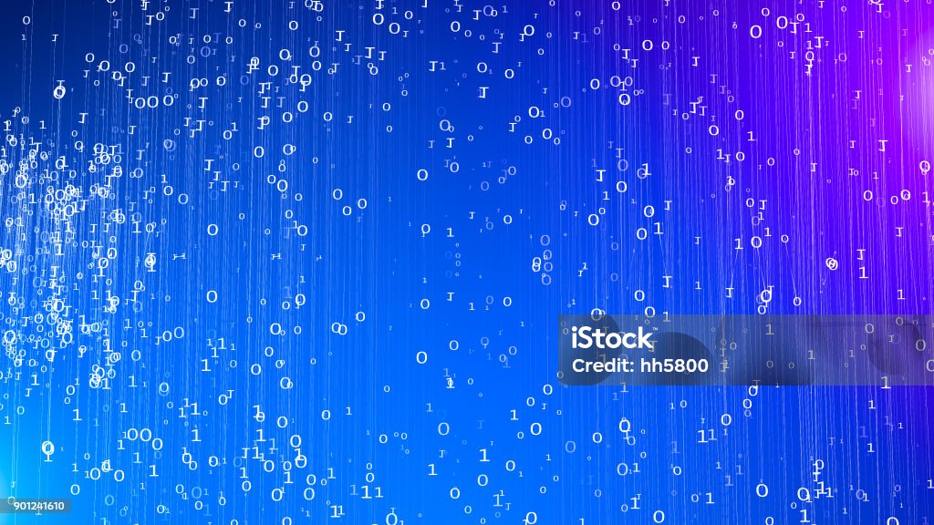 Binary Code Stock Photo - Download Image Now - Computer Network, Data ...