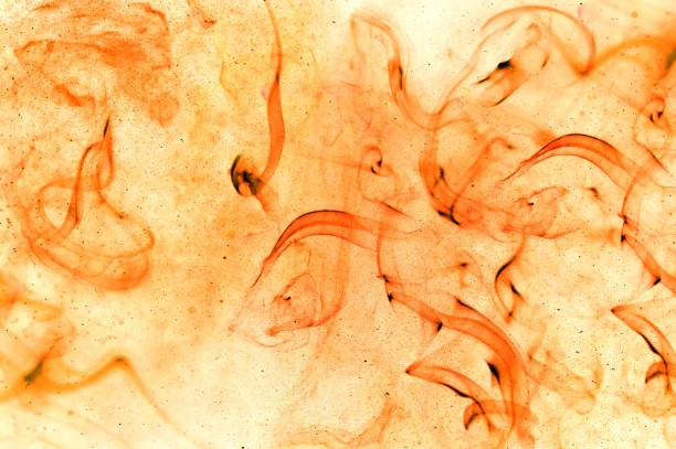 istock Abstract rusty Smoke and splashes of water on a white background. 901249348