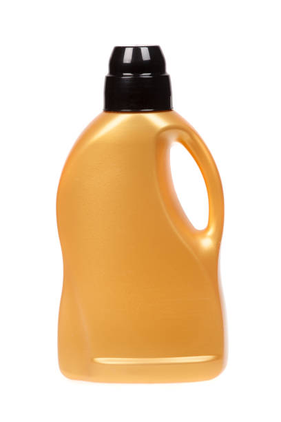istock Plastic bottle for liquid laundry detergent, liquid softener, cleaning agent, bleach or fabric softener, isolated on white 901252008