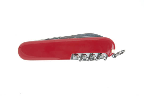 istock Swiss red pocket knife 901253230