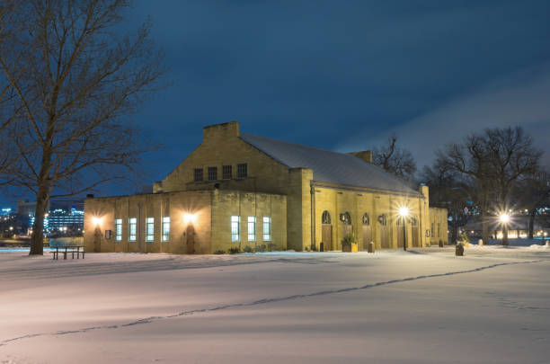 istock Pavilion in Saint Paul at Night 901257374